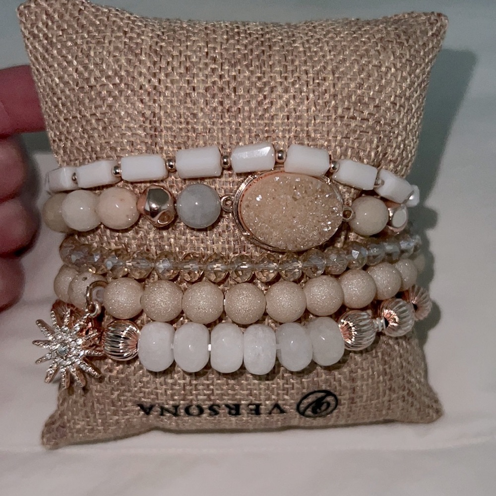 Stacked bracelets